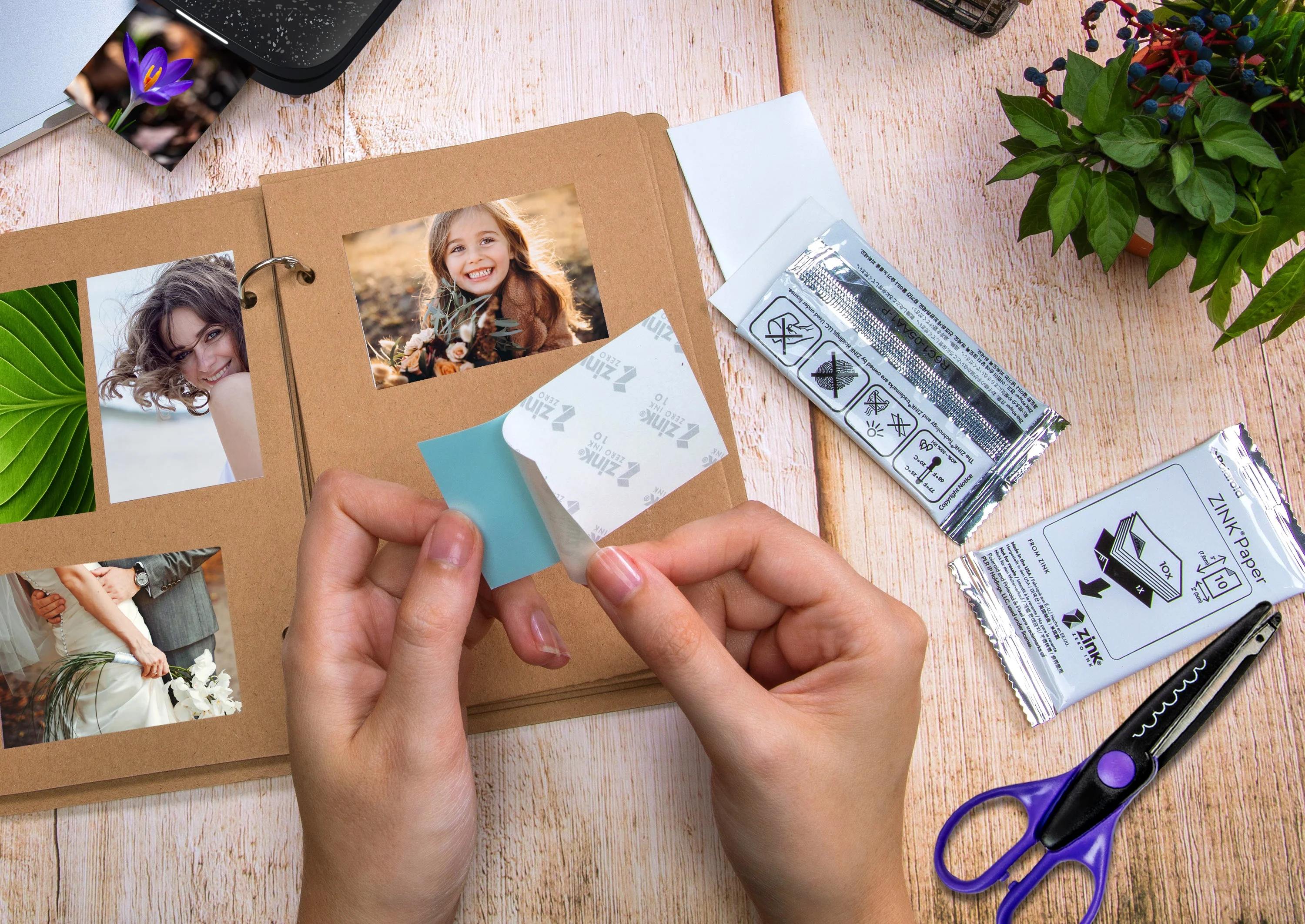 HP Sprocket 2” x 3” Premium Zink Sticky-Back Photo Paper - Image 25