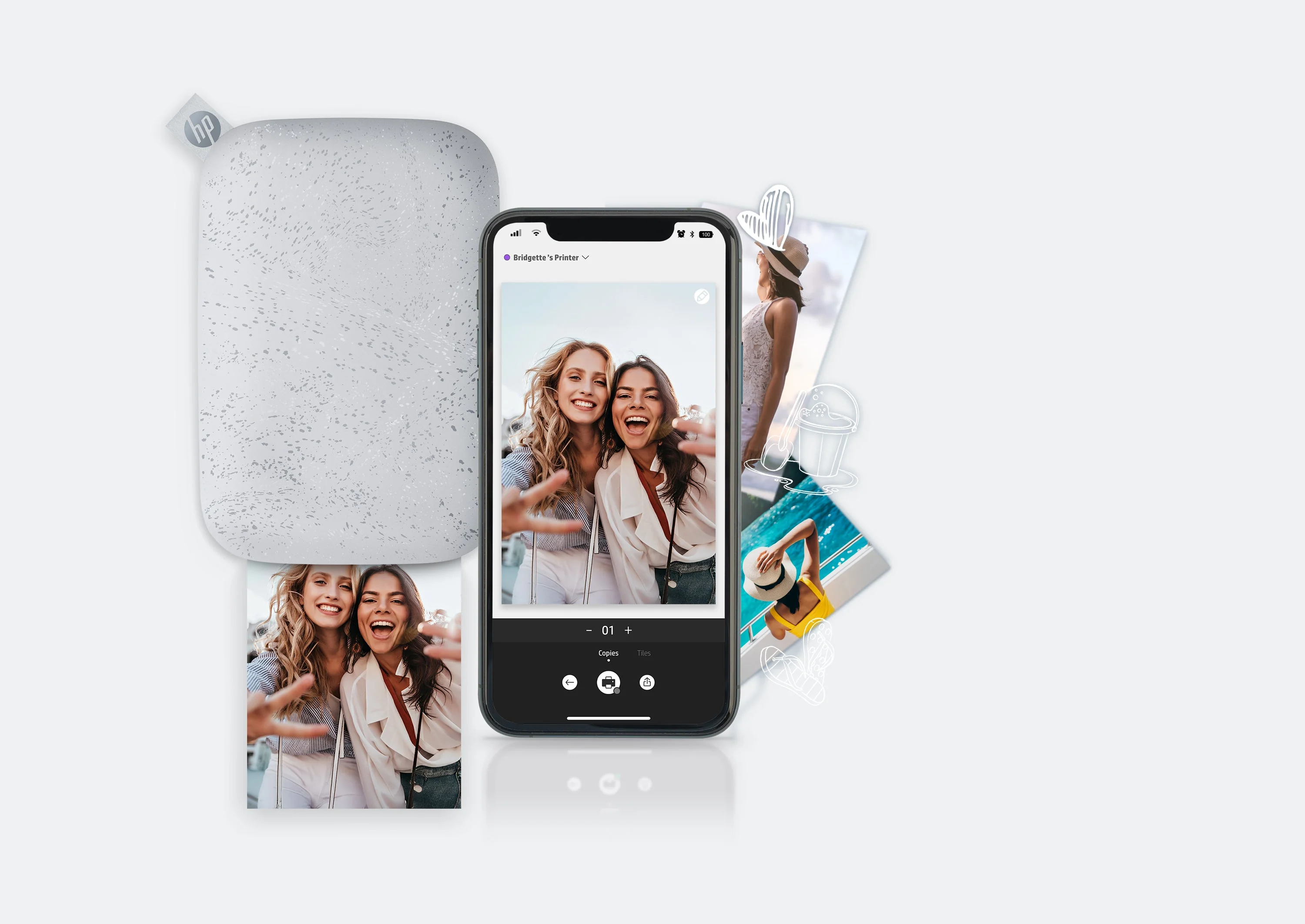 HP Sprocket 2x3 Portable Instant Photo Printer - Image 3