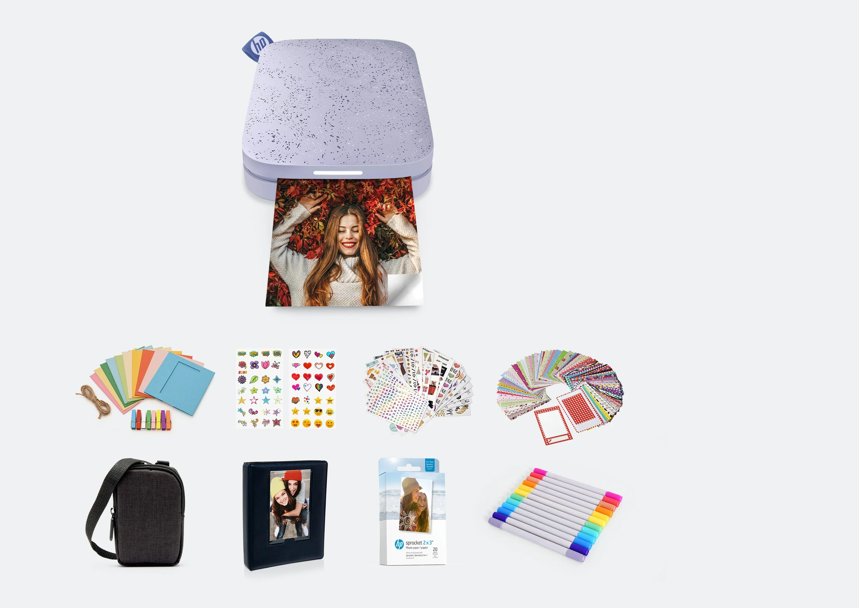 HP Sprocket 2x3 Portable Instant Photo Printer Scrapbook Bundle - Image 11