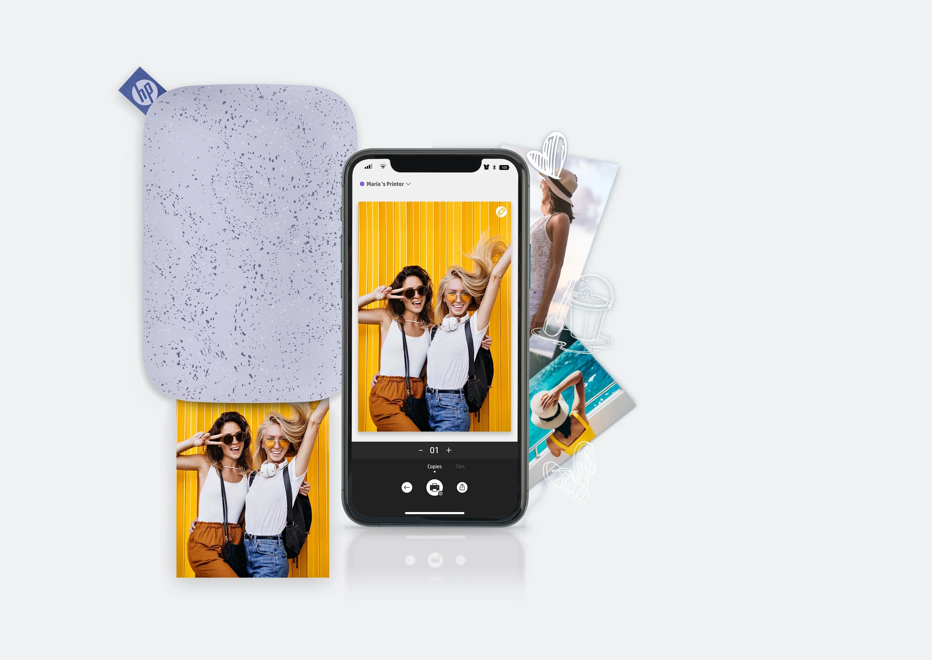 HP Sprocket 2x3 Portable Instant Photo Printer ZINK® Paper Bundle - Image 13