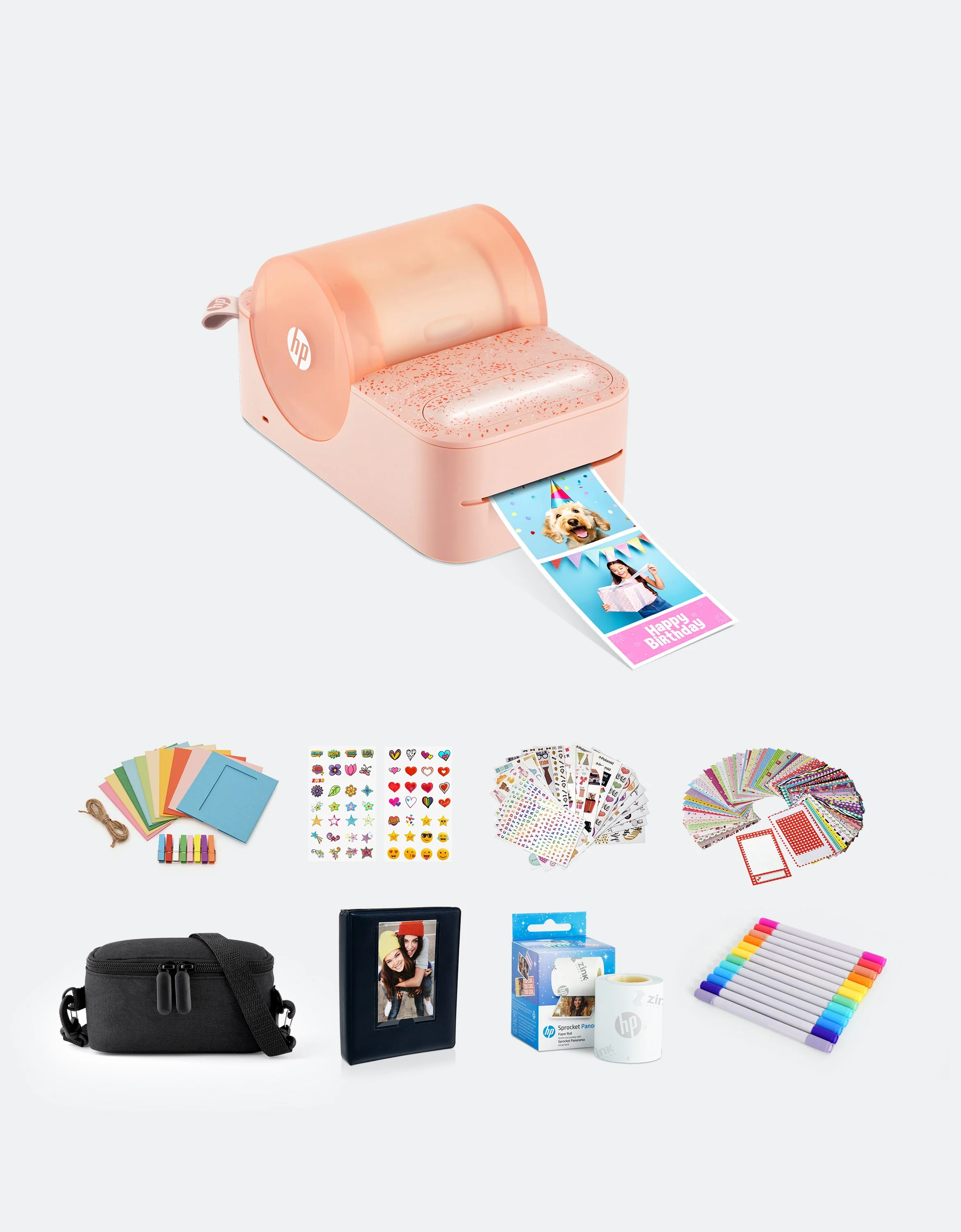HP Sprocket Panorama Instant Portable Color Label & Photo Printer Gift Bundle - Image 17