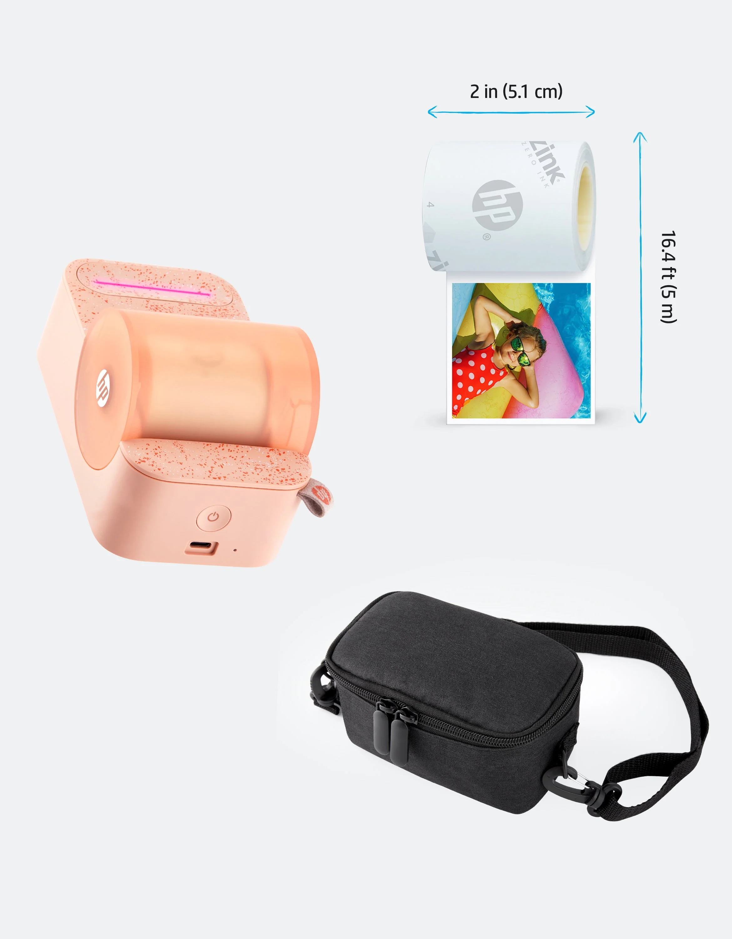 HP Sprocket Panorama Instant Portable Color Label & Photo Printer Gift Bundle - Image 18