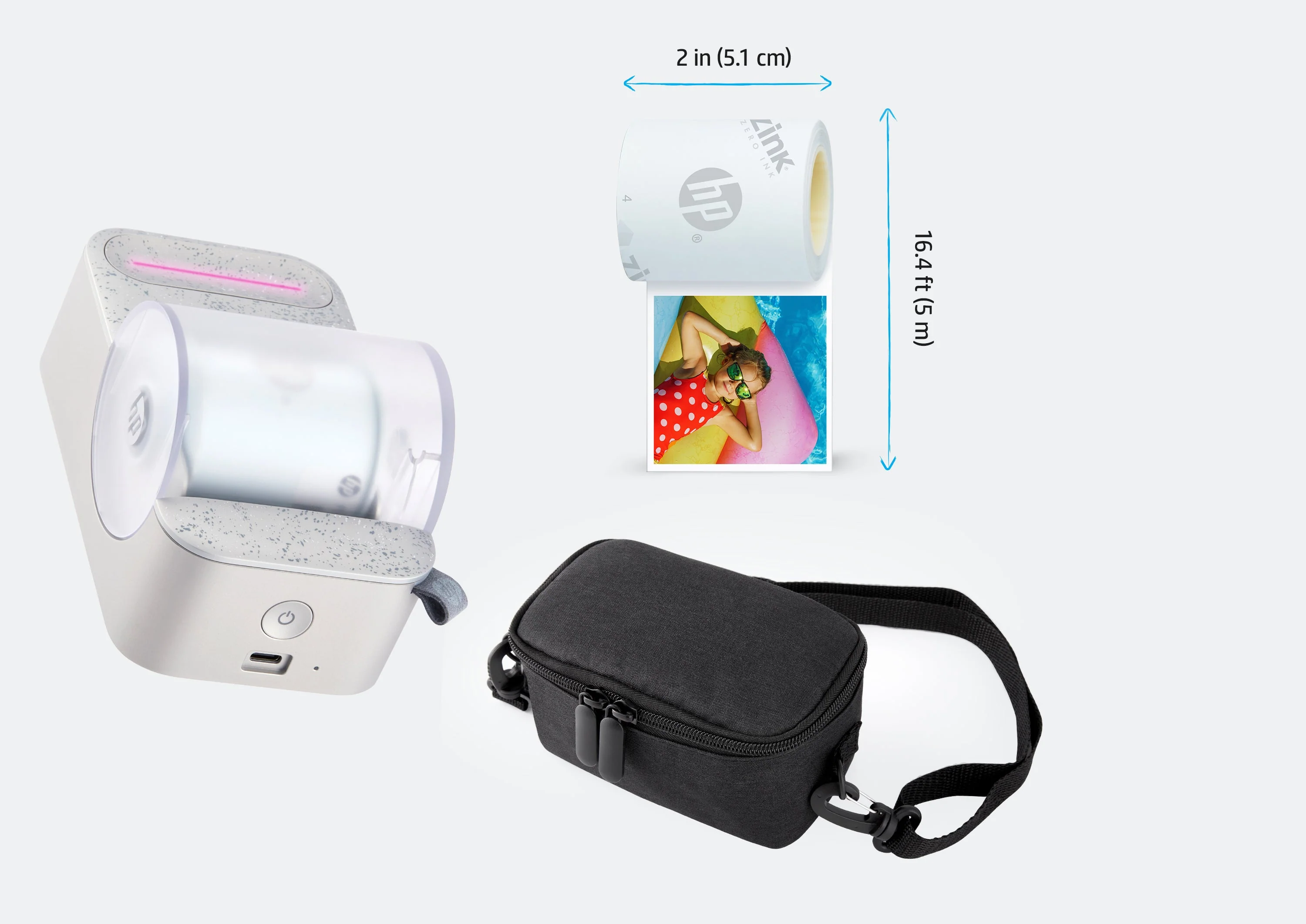 HP Sprocket Panorama Instant Portable Color Label & Photo Printer Gift Bundle - Image 7