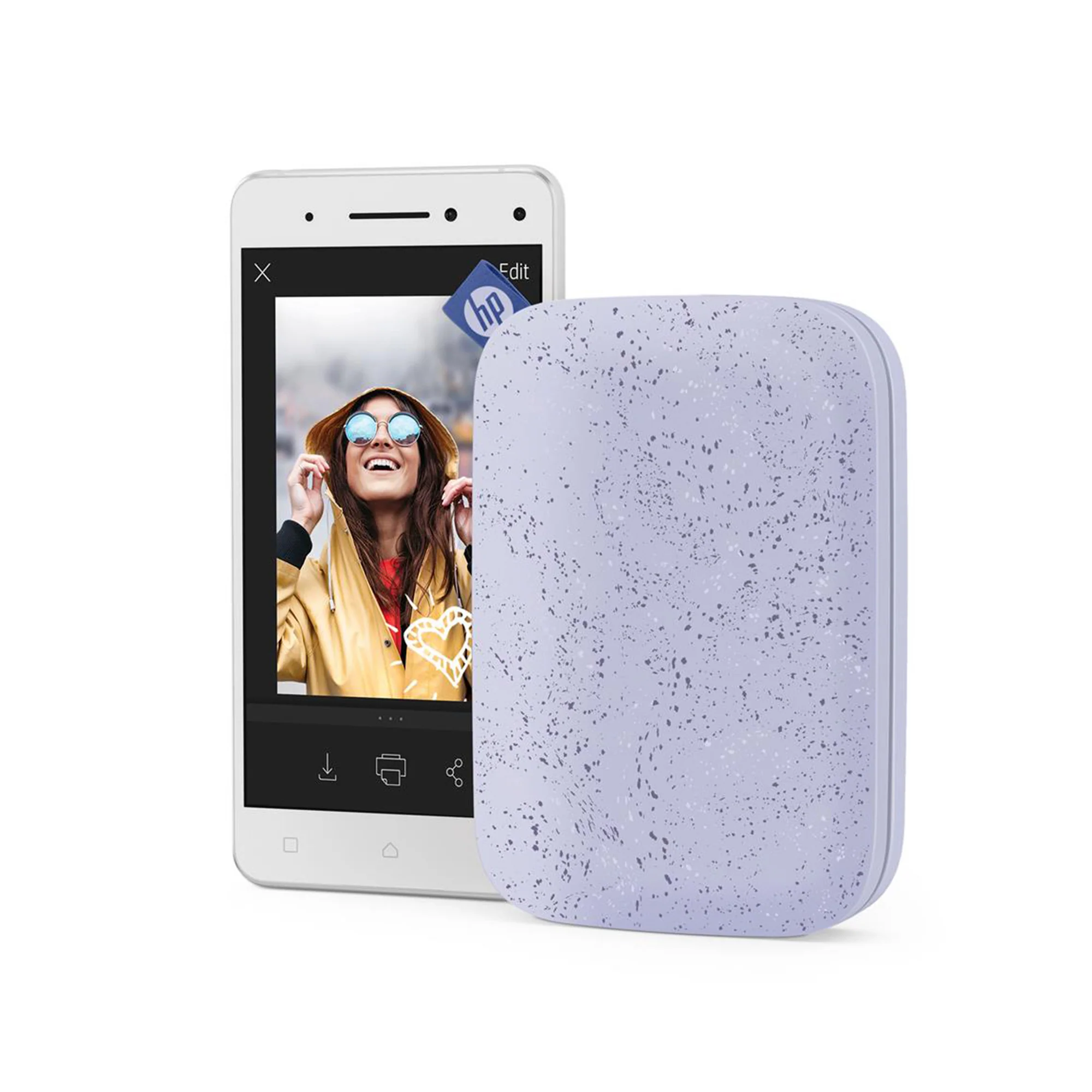 HP Sprocket Portable Instant Photo Printer 2” x 3” Lilac - Image 5